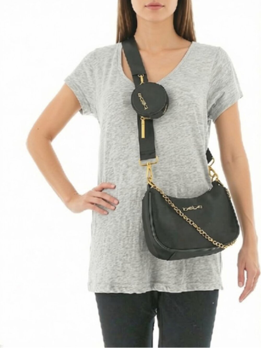 Women's Mara Nylon Crossbody Bag with Coin Purse